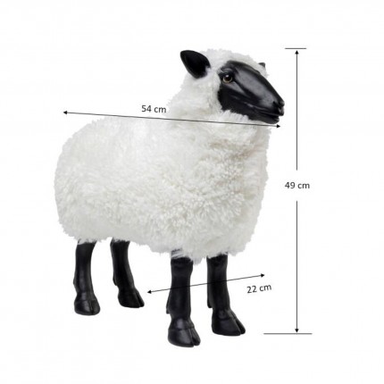 Déco mouton 48cm blanc Kare Design
