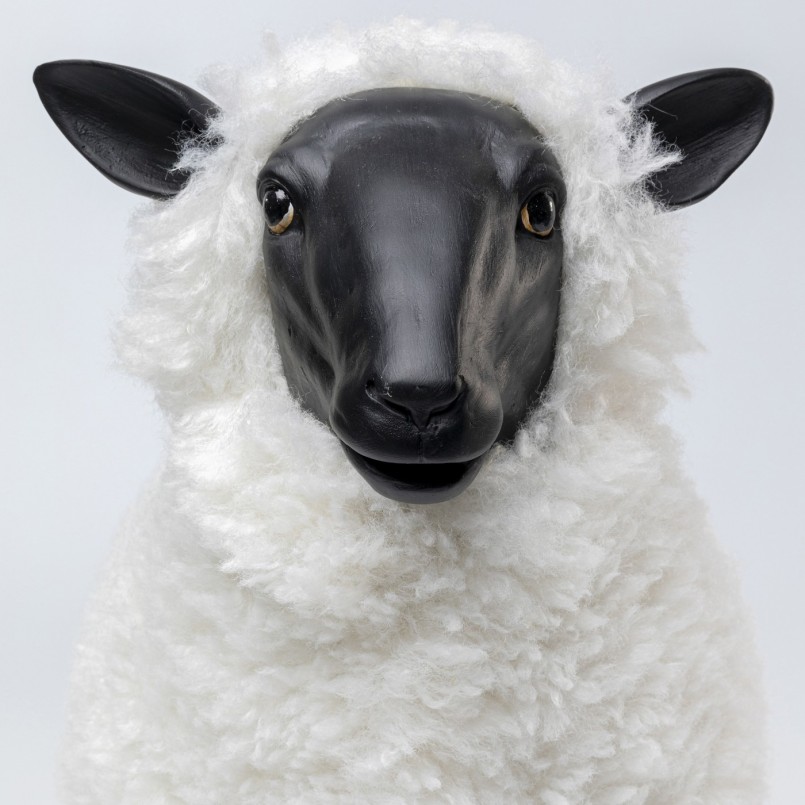 Déco mouton blanc et noir - Kare Design