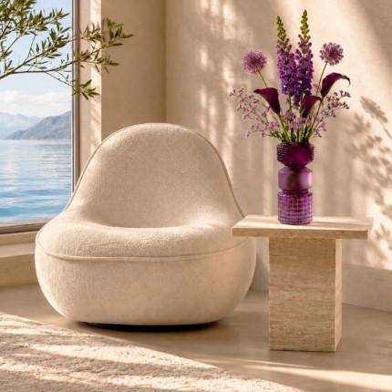 Swivel Armchair Ovo cream Kare Design
