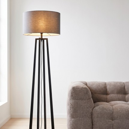 Lampadaire Timon 160cm noir Kare Design