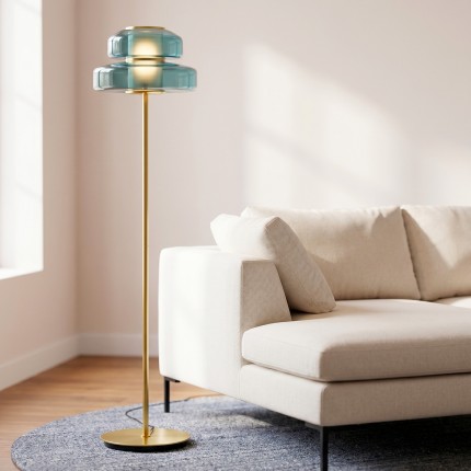 Lampadaire Arcadia 155cm bleu Kare Design