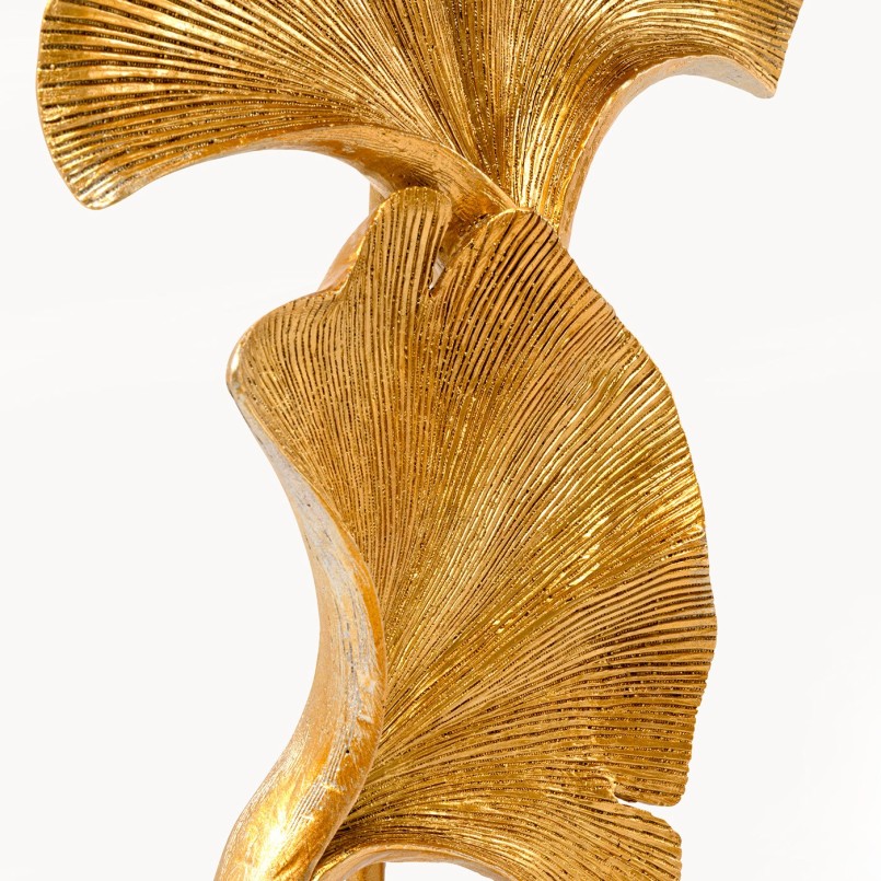 Lampadaire feuilles de ginkgo dorées - Kare Design