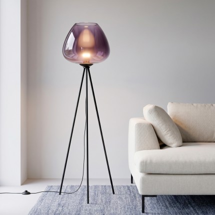 Floor Lamp Sphere 146cm blue Kare Design