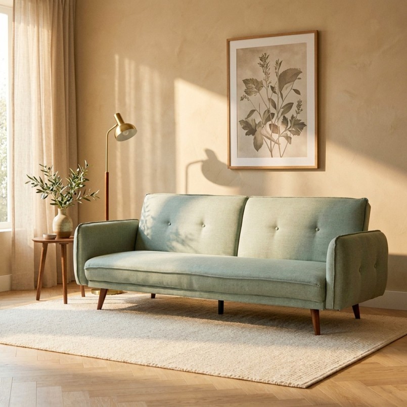 Modern green sofa bed - Lizzy - Kare Design