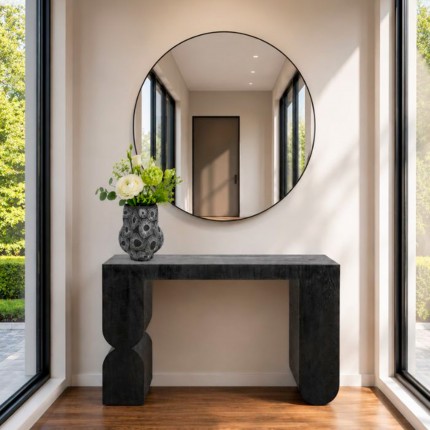 Wall Mirror Starlet Ø100cm black Kare Design