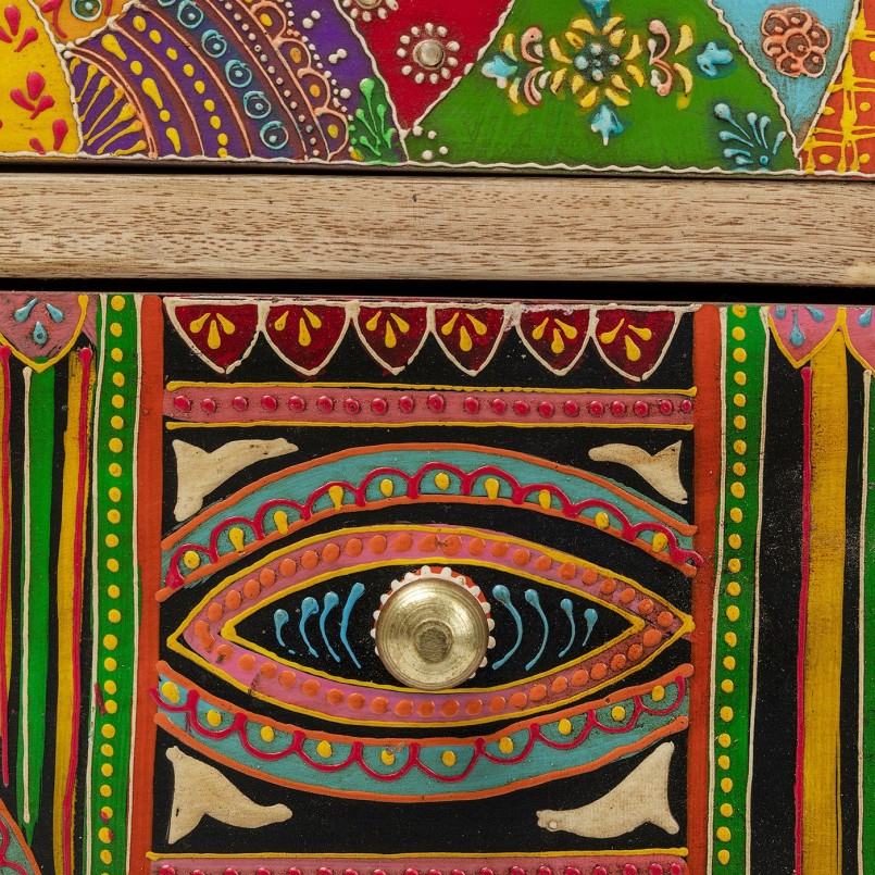 Commode ethnique colorée - Paradise - Kare Design