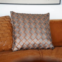 Coussin bandes entrecroisées - Zoe - Kare Design
