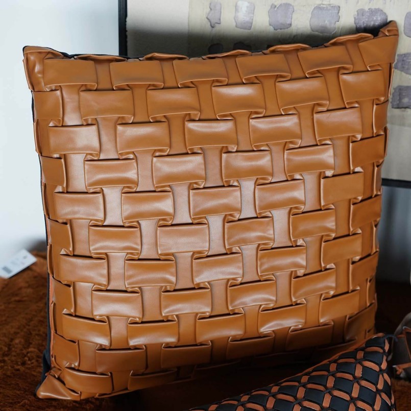 Coussin simili marron - Posy - Kare Design