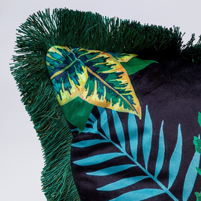 Cushion Fringe Jungle birds Kare Design