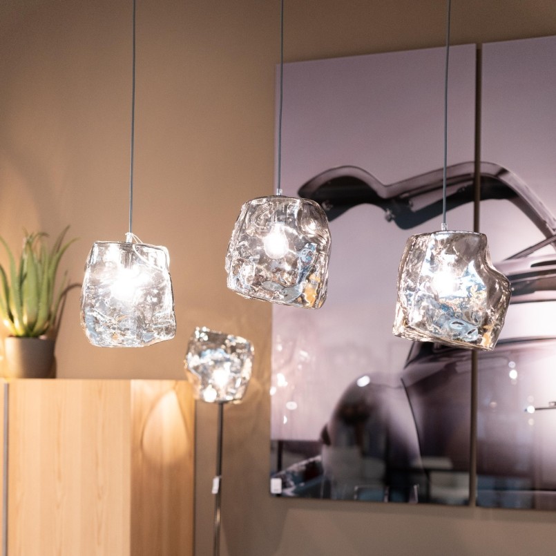 Suspension en verre fumé - Aura - Kare Design