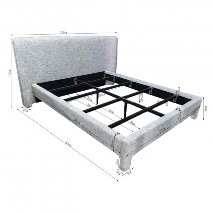 Bed Paul beige Kare Design