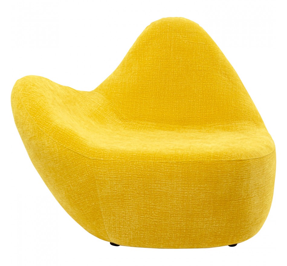 Fauteuil Glow Wave jaune Kare Design