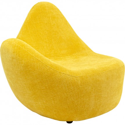 Armchair Glow Wave yellow Kare Design