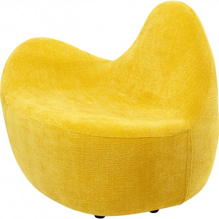 Fauteuil Glow Wave jaune Kare Design