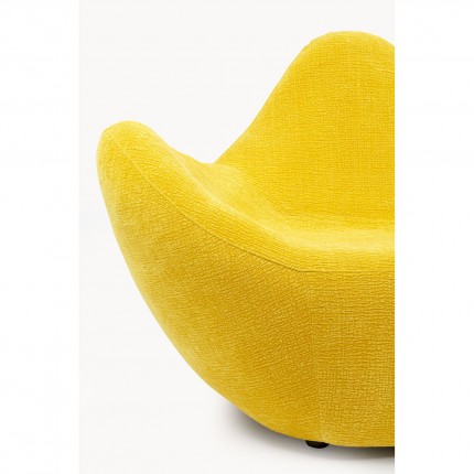 Fauteuil Glow Wave jaune Kare Design