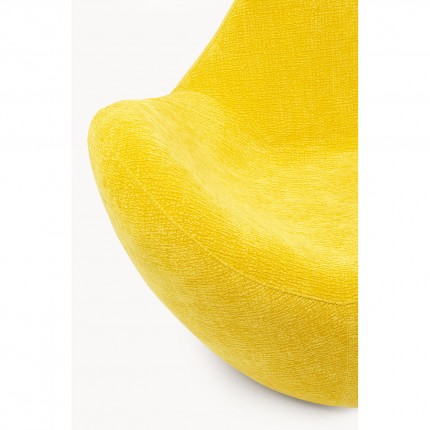 Fauteuil Glow Wave jaune Kare Design