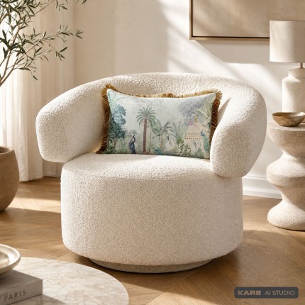 Cushion Fringe jungle temple Kare Design