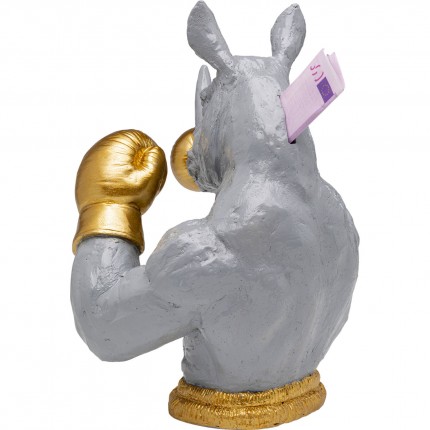 Tirelire rhino boxeur Kare Design