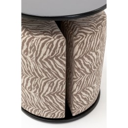 table d appoint mit tabouret Liter Together Tiger