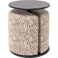 table d appoint mit tabouret Liter Together Tiger