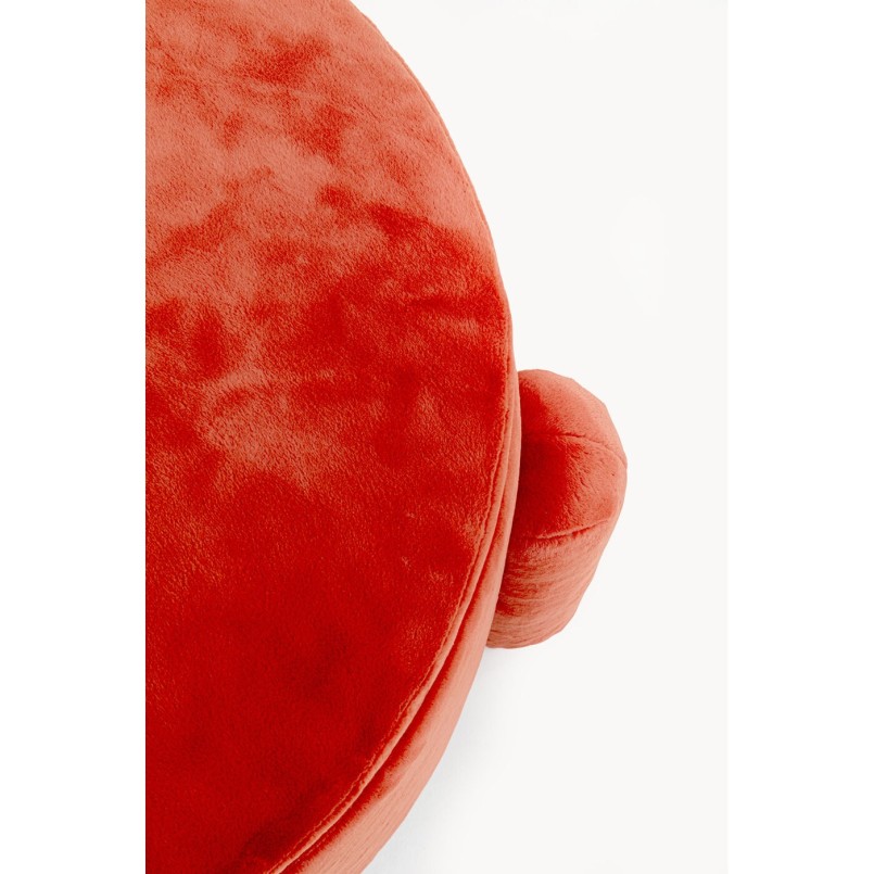 Tabouret coffre orange Ø54cm