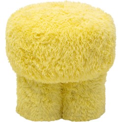 Tabouret Softy jaune Ø49cm