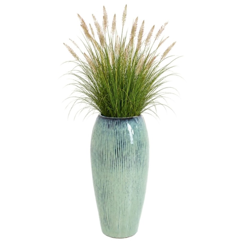 Vase Cali bleu 82cm