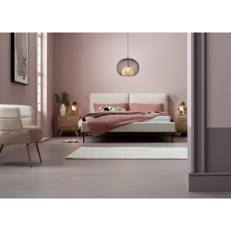 Contemporary beige bed - East Side - Kare Design