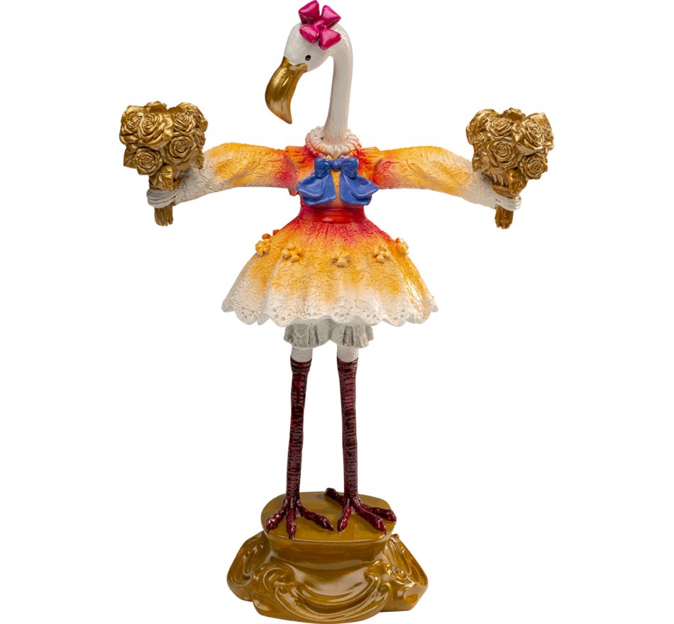 Candle Holder flamingo royal 45cm Kare Design