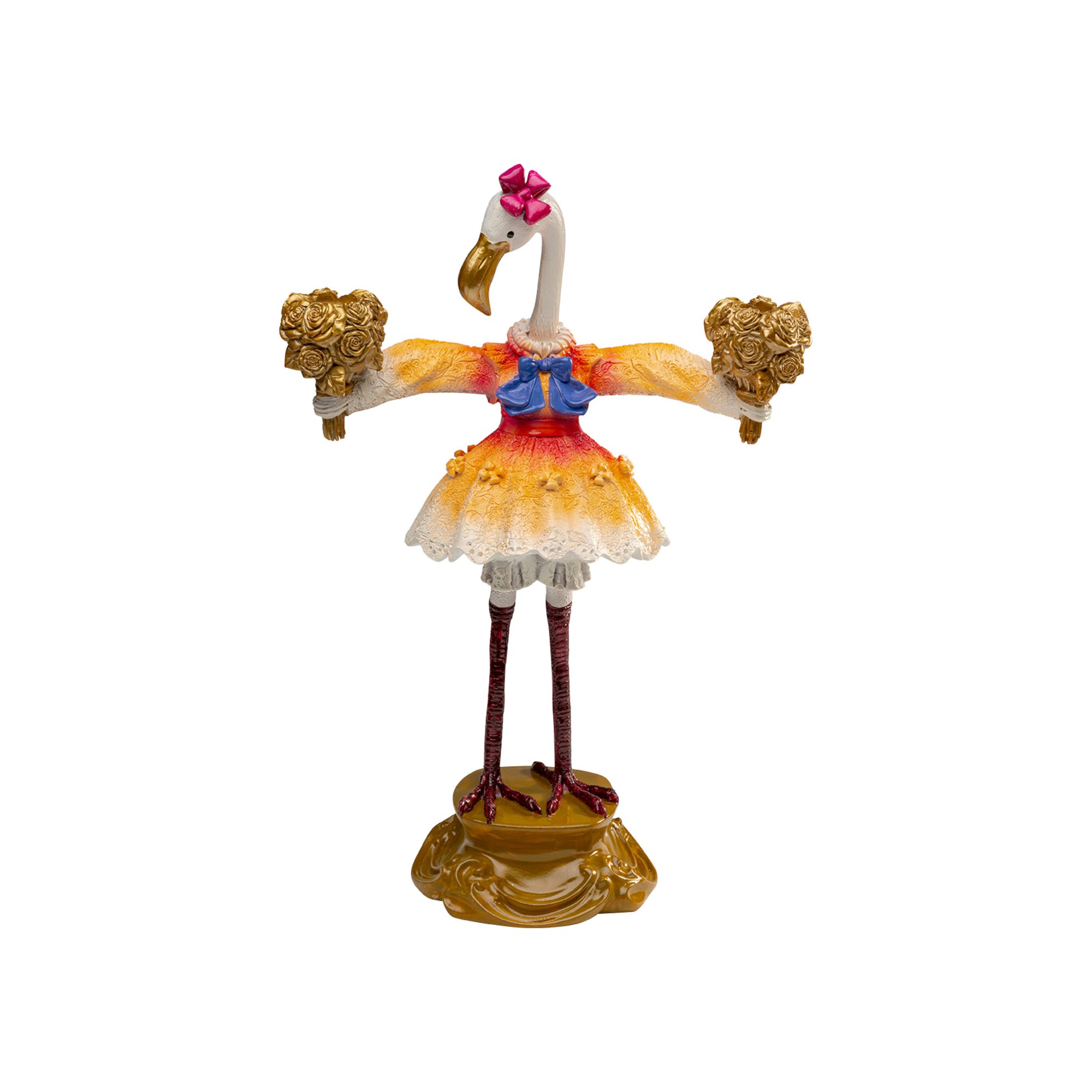 Candle Holder flamingo royal 45cm Kare Design