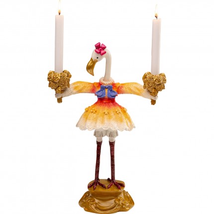 Candle Holder flamingo royal 45cm Kare Design