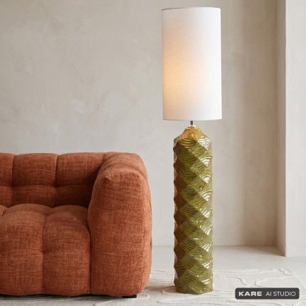 Lampadaire Luma vert 128cm Kare Design
