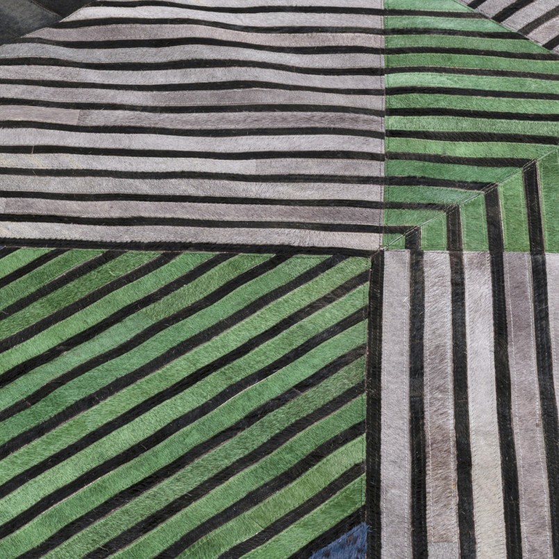 Tapis couleurs froides forme atypique - Entree - Kare Design