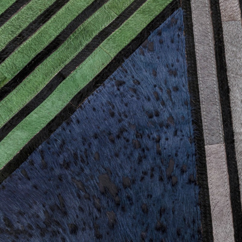Tapis couleurs froides forme atypique - Entree - Kare Design