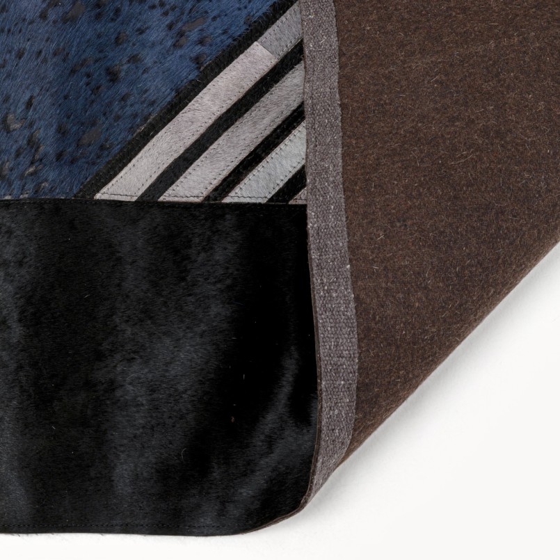 Tapis couleurs froides forme atypique - Entree - Kare Design