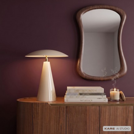 Table Lamp Fungo Flat cream Kare Design