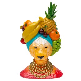 Vase félin coiffé de fruits - Kare Design