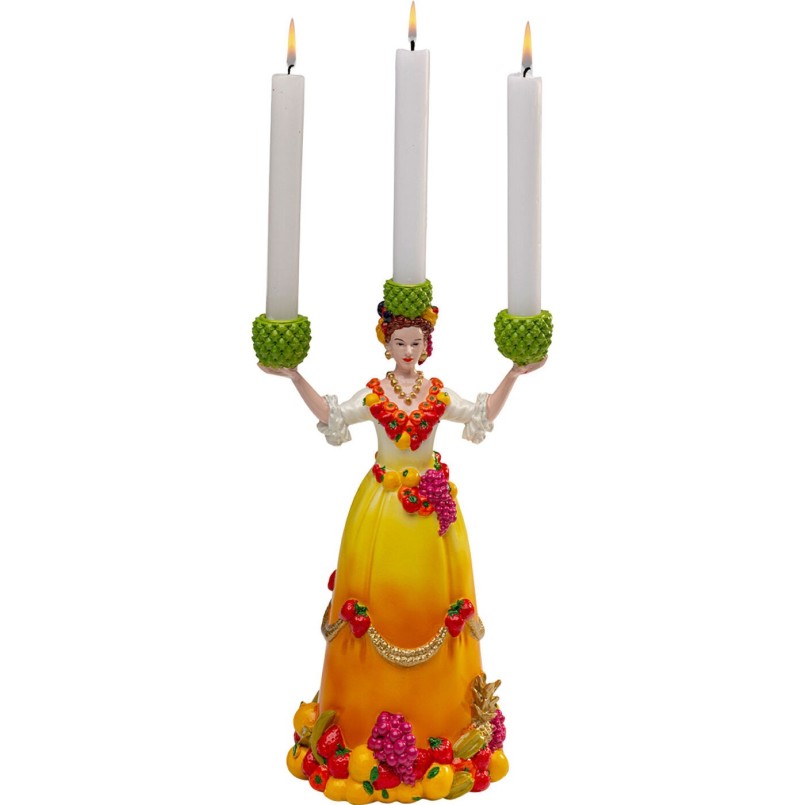 Women's Candle Holder with Fruit - Kare Design