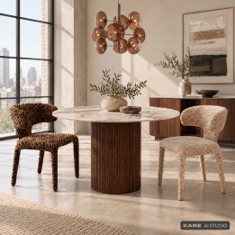 Table Ruben Ø120cm Kare Design