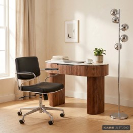 Swivel Office Chair Dottore black Kare Design
