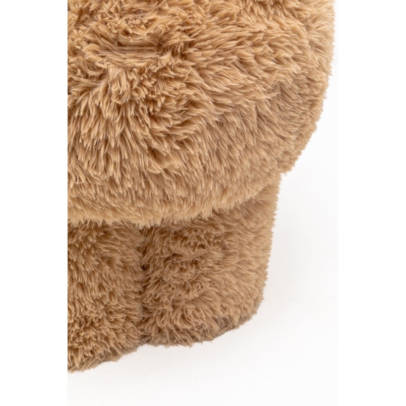 Stool Softy Ø49cm taupe Kare Design