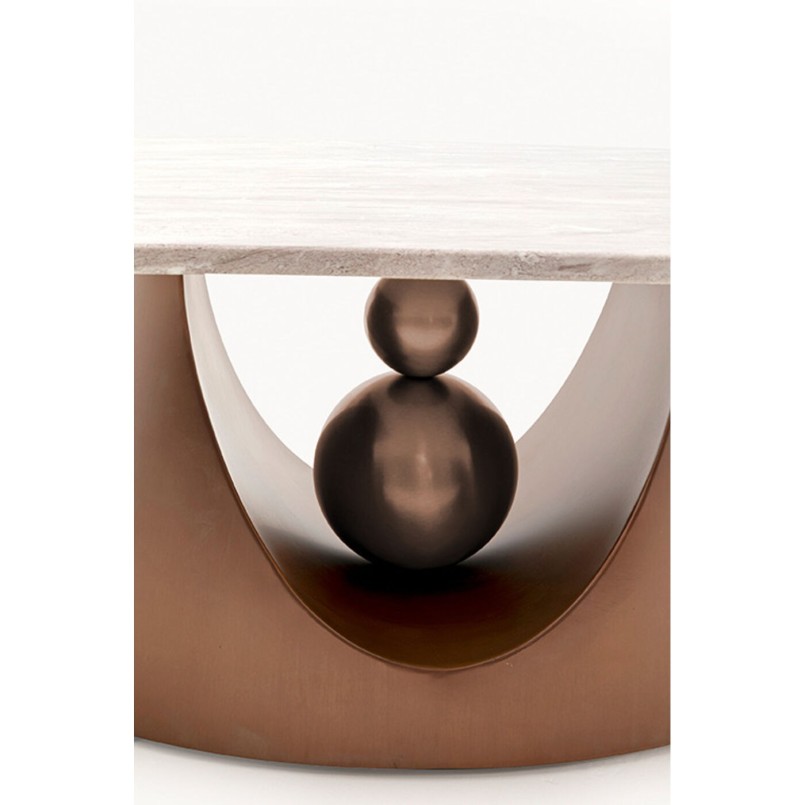 Table basse rectangulaire design en grès - Geraldo - Kare Design