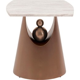Designer Marble Side Table - Geraldo - Kare Design