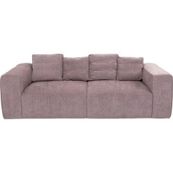 Canapé 3-places Gonzo gris marron 239cm