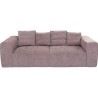 Canapé 3-places Gonzo gris marron 239cm