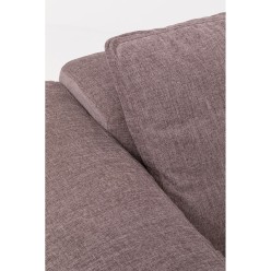 Canapé 3-places Gonzo gris marron 239cm