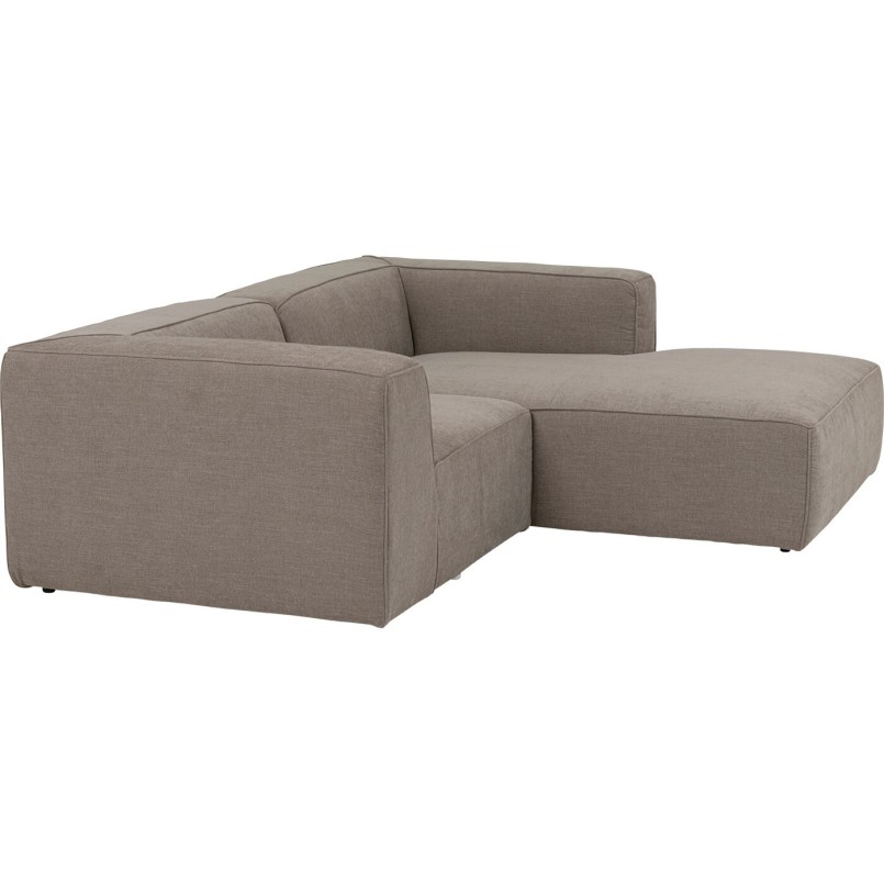 Canapé d´angle Cubo taupe droite