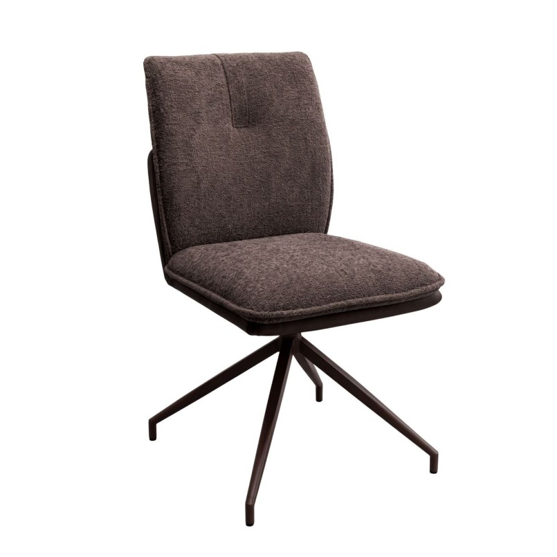 Chaise pivotante Hilla marron