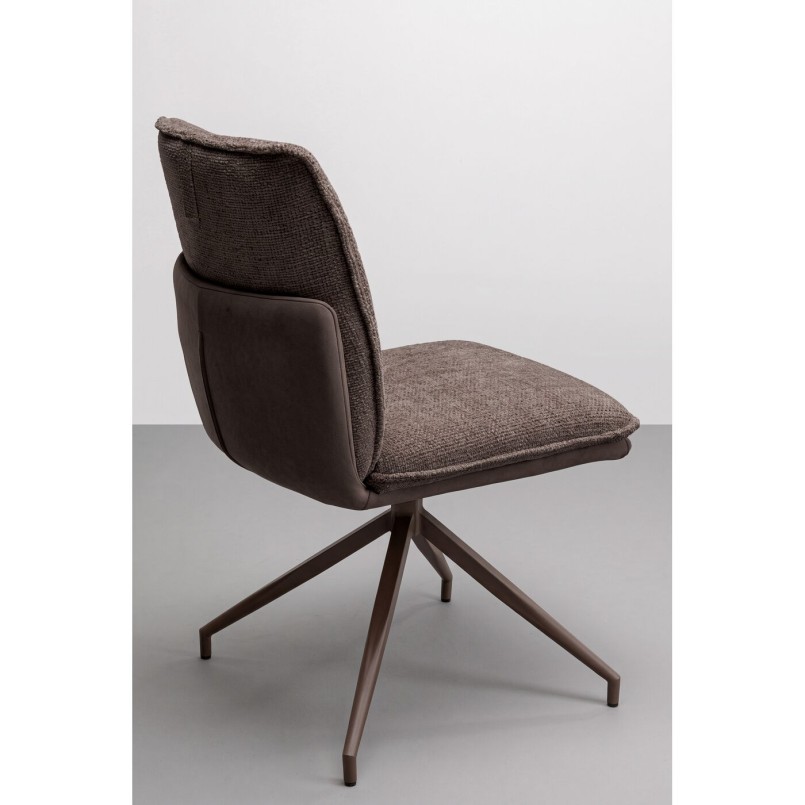 Chaise pivotante Hilla marron