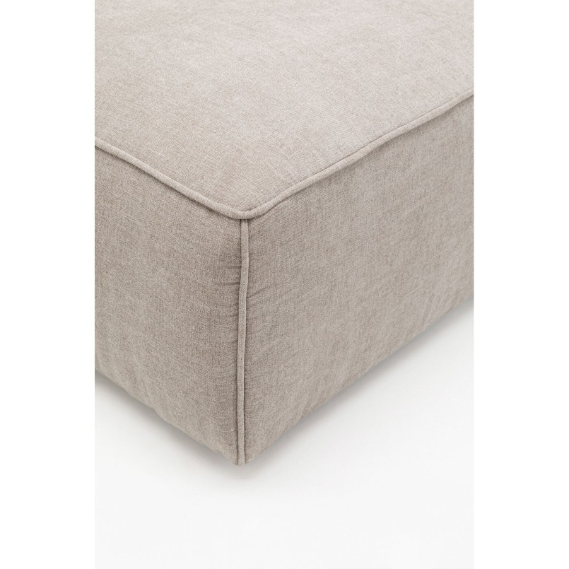 Elément pouf Cubetto 110x80cm taupe